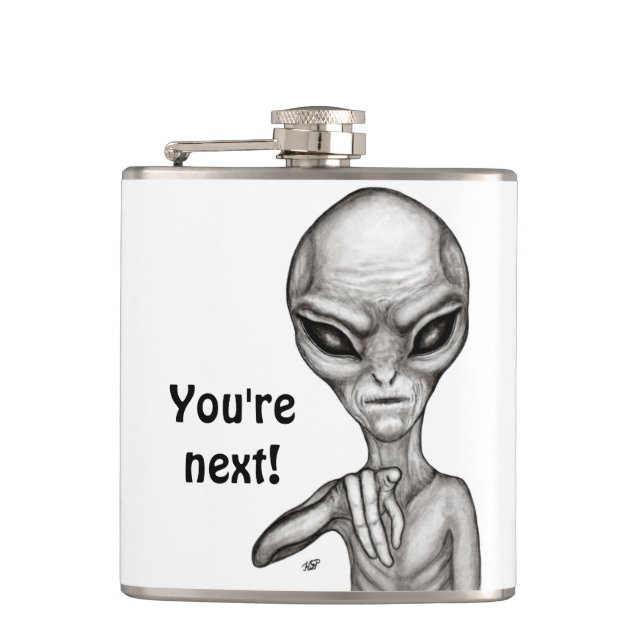 Flasques Mauvais Alien, Tu es le prochain ! (Devant)