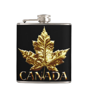 Flasques Médaille d'or de la fiole de souvenir du Canada