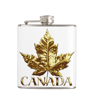 Flasques Médaille d'or de la fiole de souvenir du Canada