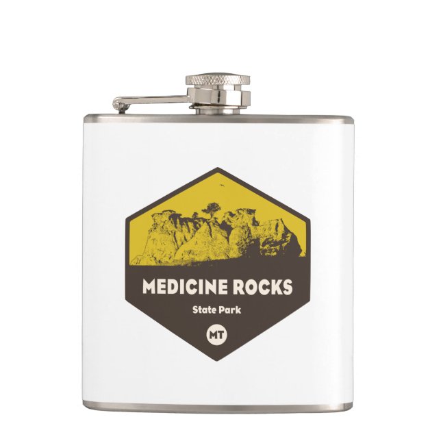 Flasques Medicine Rocks State Park Montana (Devant)