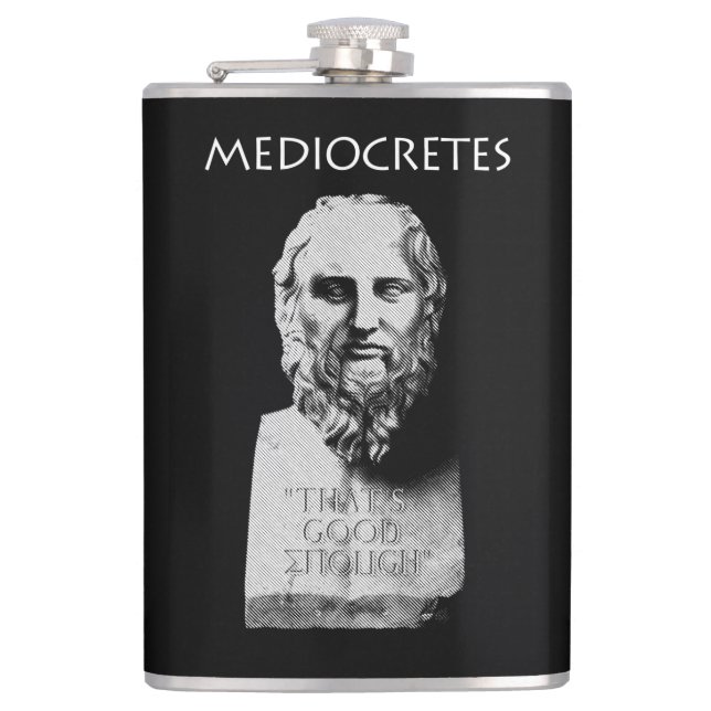Flasques Mediocretes (Philosophe de la Médiocre) (Devant)