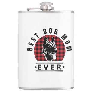 Flasques Meilleur Chien Maman Jamais Berger Chien Buffalo C