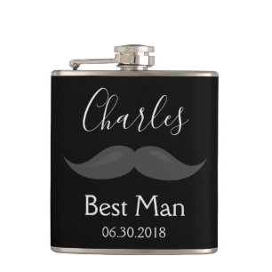 Flasques Meilleur Mariage Homme Favoriser Moustache