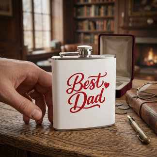Flasques Meilleur Papa Tee Cadeau