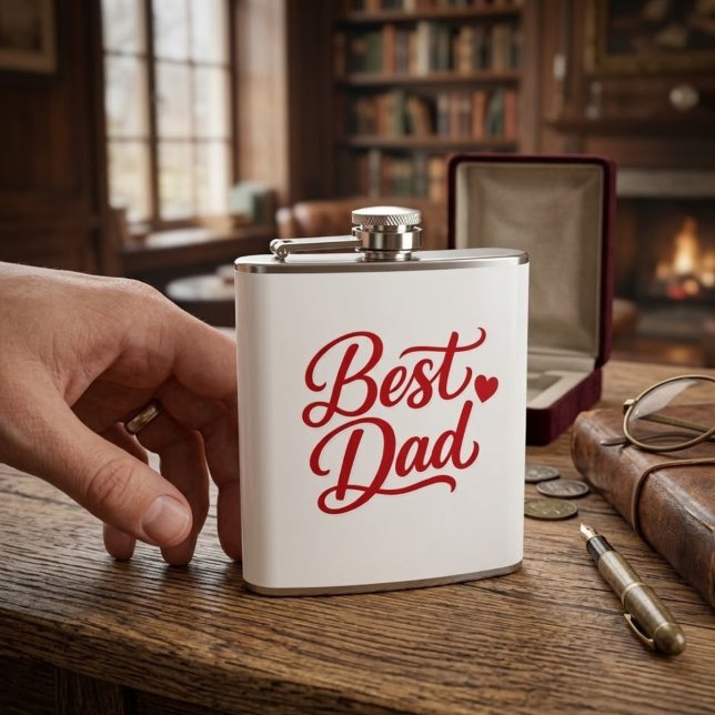 Flasques Meilleur Papa Tee Cadeau (Créateur téléchargé)