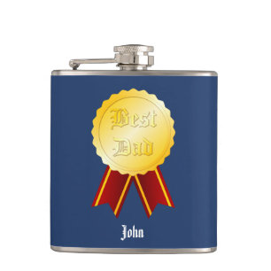 Flasques Meilleur ruban de médaille de papa Fête des pères