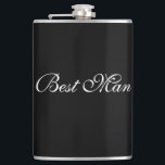 Flasques Meilleure bouteille pour homme<br><div class="desc">Le flacon pour le meilleur homme est montré en noir et blanc. Customisez cet objet et ajoutez un nom ou achetez tel quel.</div>
