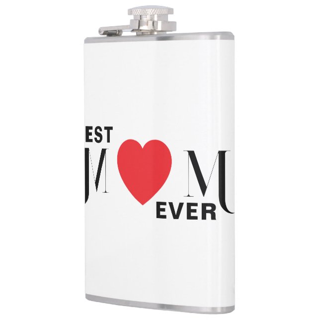 Flasques Meilleure fiole MOM Ever - Cadeau pour mamans Cool (Gauche)