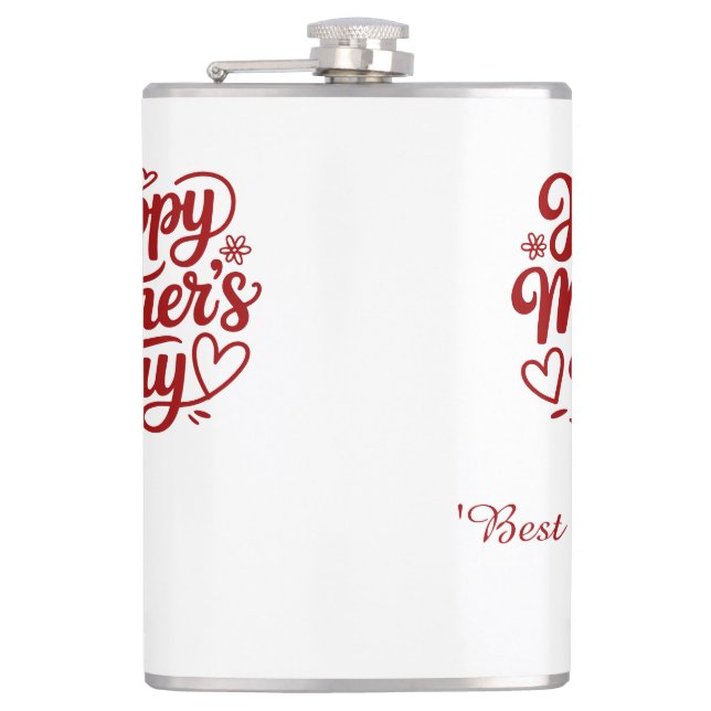 Flasques Meilleure Maman Mug Personnalisé Nom (Devant)