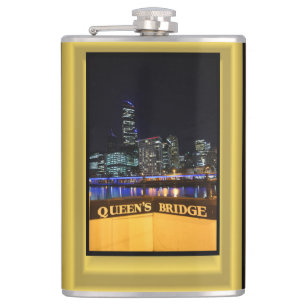Flasques Melbourne Australie CBD Night Lights