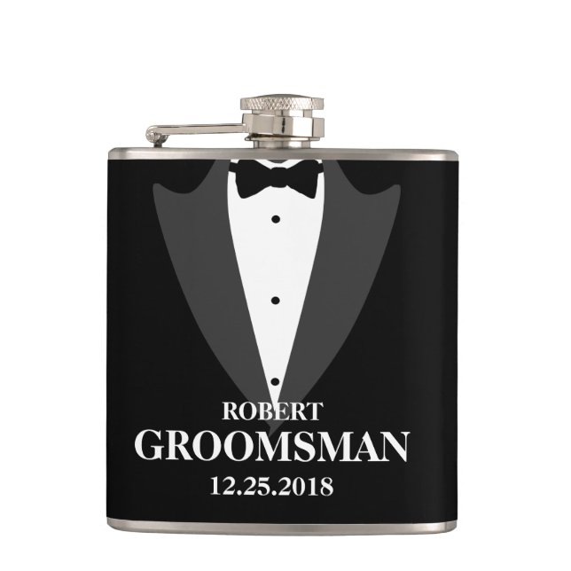 Flasques Mens Tuxedo et Groomsmen Mariage (Devant)