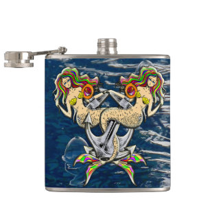 Flasques Mermaids - Design nautique pour les amoureux des o