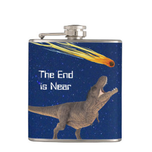 Flasques Meteor Dinosaur End Est Près D'Une Catastrophe