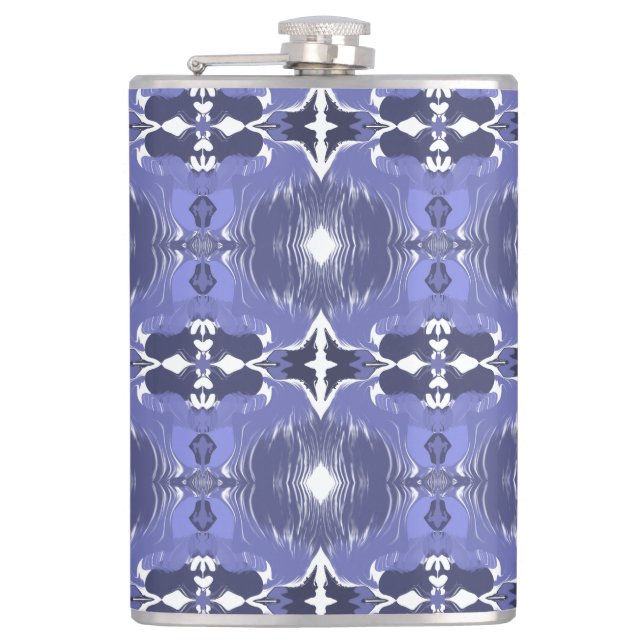 Flasques Midnight Indigo Kaleidoscope  (Devant)