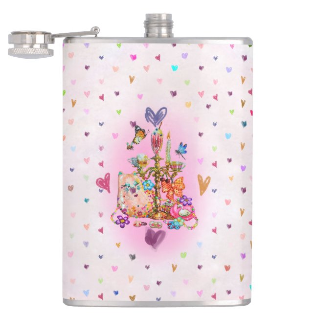 Flasques Mignon Pastel (Ouvert)