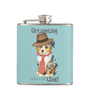 Flasques Mini American Shepherd Dad