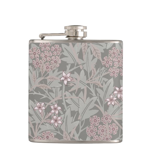 Flasques Modèle de fleur de jasmin de William Morris (Devant)