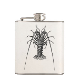 Flasques Modèle personnalisé vintage de langouste