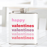 Flasques Modern Colorful Happy Valentines Gift<br><div class="desc">Modern Colorful Happy Valentines Gift</div>