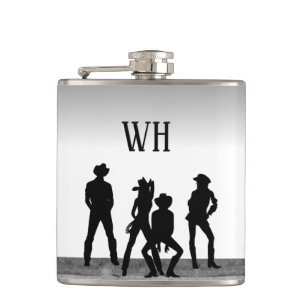 Flasques Monogram Country Western Fun