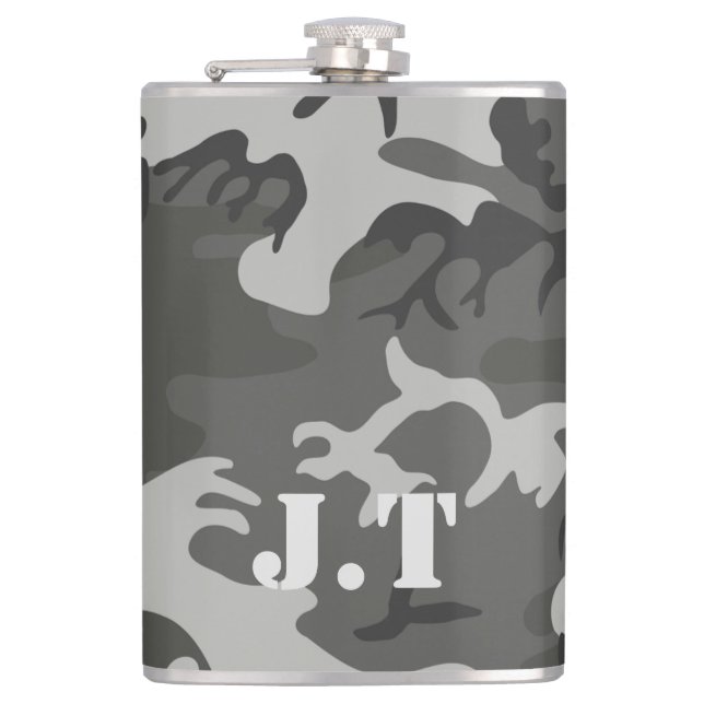 Flasques Monogramme Camouflage urbain (Devant)