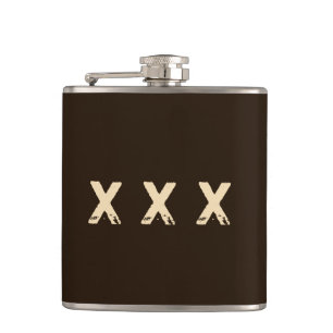 Flasques Monogramme de style de lune