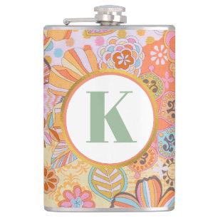 Flasques Monogramme Trippy Nostalgale Floral Mood