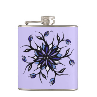 Flasques Monstres et dents floraux gothiques de mandala