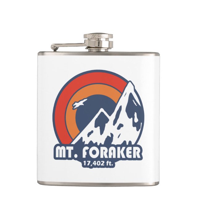Flasques Mont Foraker Alaska Sun Eagle (Devant)