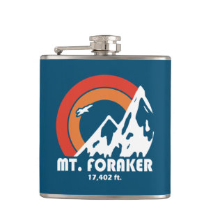Flasques Mont Foraker Alaska Sun Eagle