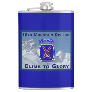 Flasques « Monter à la gloire » 10e division de montagne