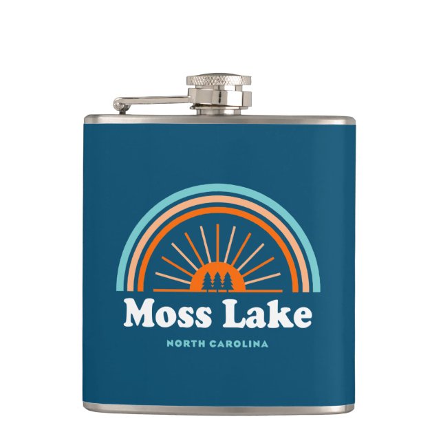 Flasques Moss Lake Caroline du Nord Arc-en-ciel (Devant)