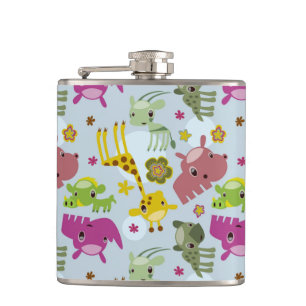Flasques motif animal de safari