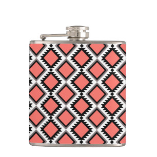 Flasques Motif Aztec