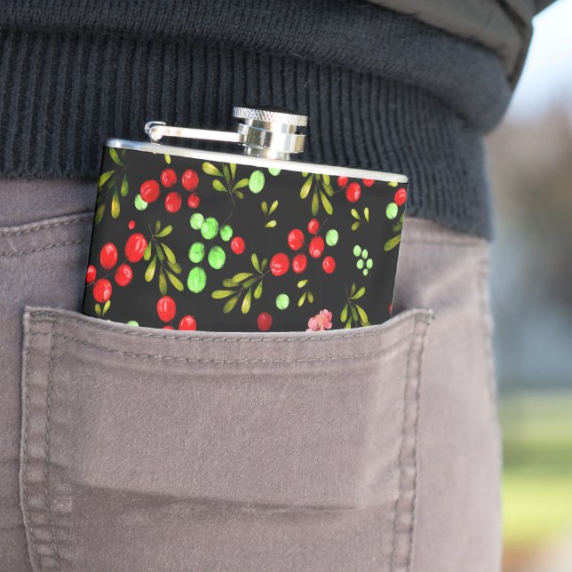 Flasques Motif Berries (En situation)