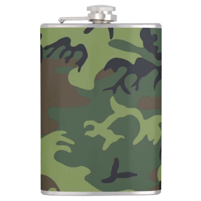 FLASQUES MOTIF CAMOFLAUGE (Devant)