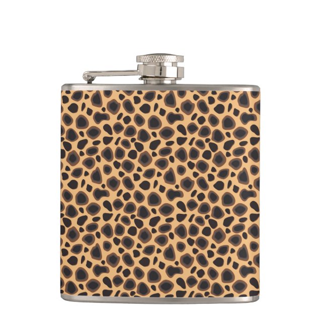 Flasques Motif Cheetah (Devant)