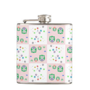 Flasques Motif coloré de hibou pour les enfants 2