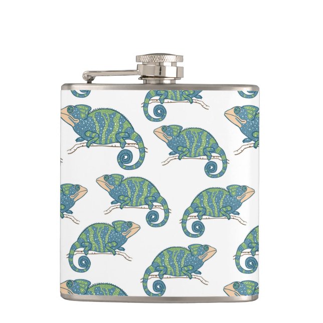 Flasques Motif de caméléon (Devant)