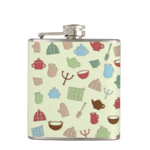 Flasques Motif de cuisine