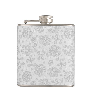 Flasques Motif de dentelle, cru 1 de fleur