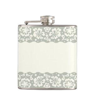 Flasques Motif de dentelle, cru 5 de fleur
