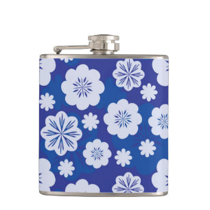 Flasques motif de fleur