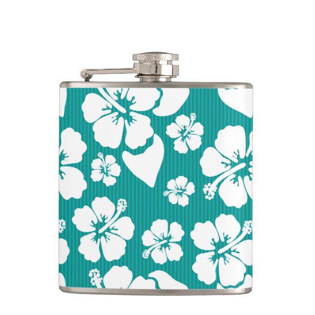 Flasques Motif de fleur hawaïen de ketmie (Devant)