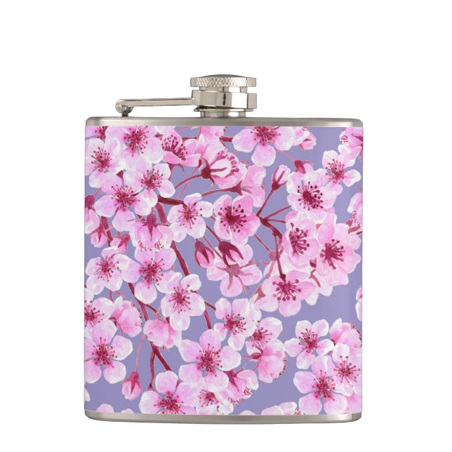 Flasques Motif de fleurs de cerisiers (Devant)
