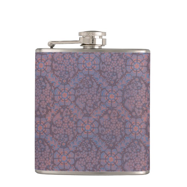 Flasques Motif de fleurs violettes (Devant)