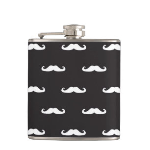 Flasques Motif de hippie de moustache