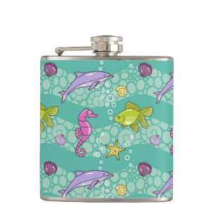 Flasques Motif de mer d'été