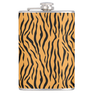 Flasques Motif de peau de tigre sauvage