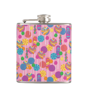 Flasques Motif de sucrerie de lucettes